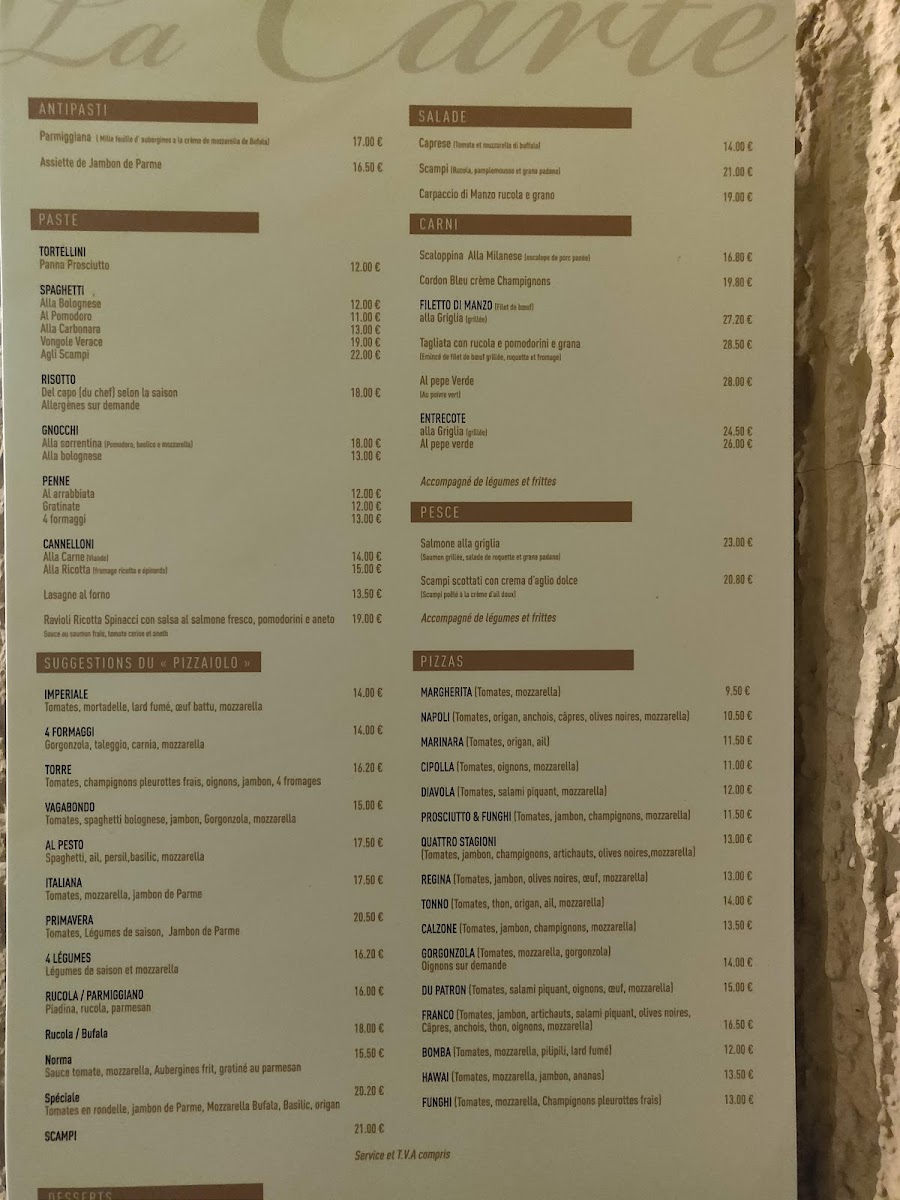 Menu - La Torre photo 10