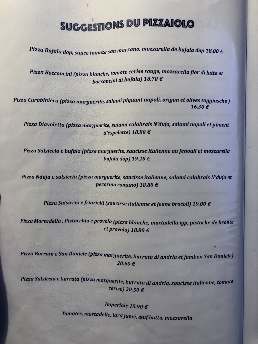 Menu - La Torre photo 2