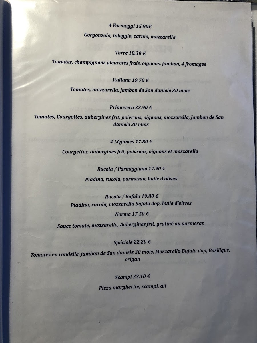 Menu - La Torre photo 4
