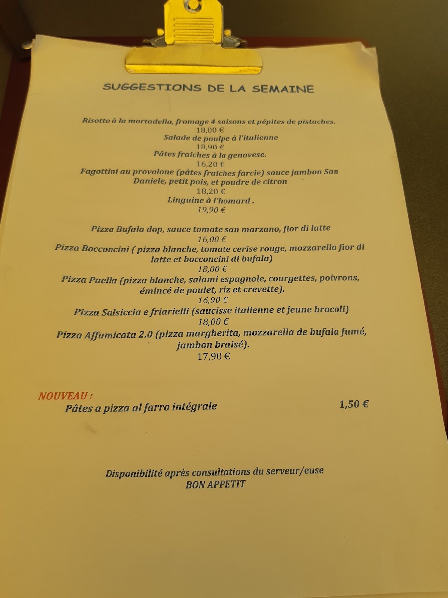 Menu - La Torre photo 9